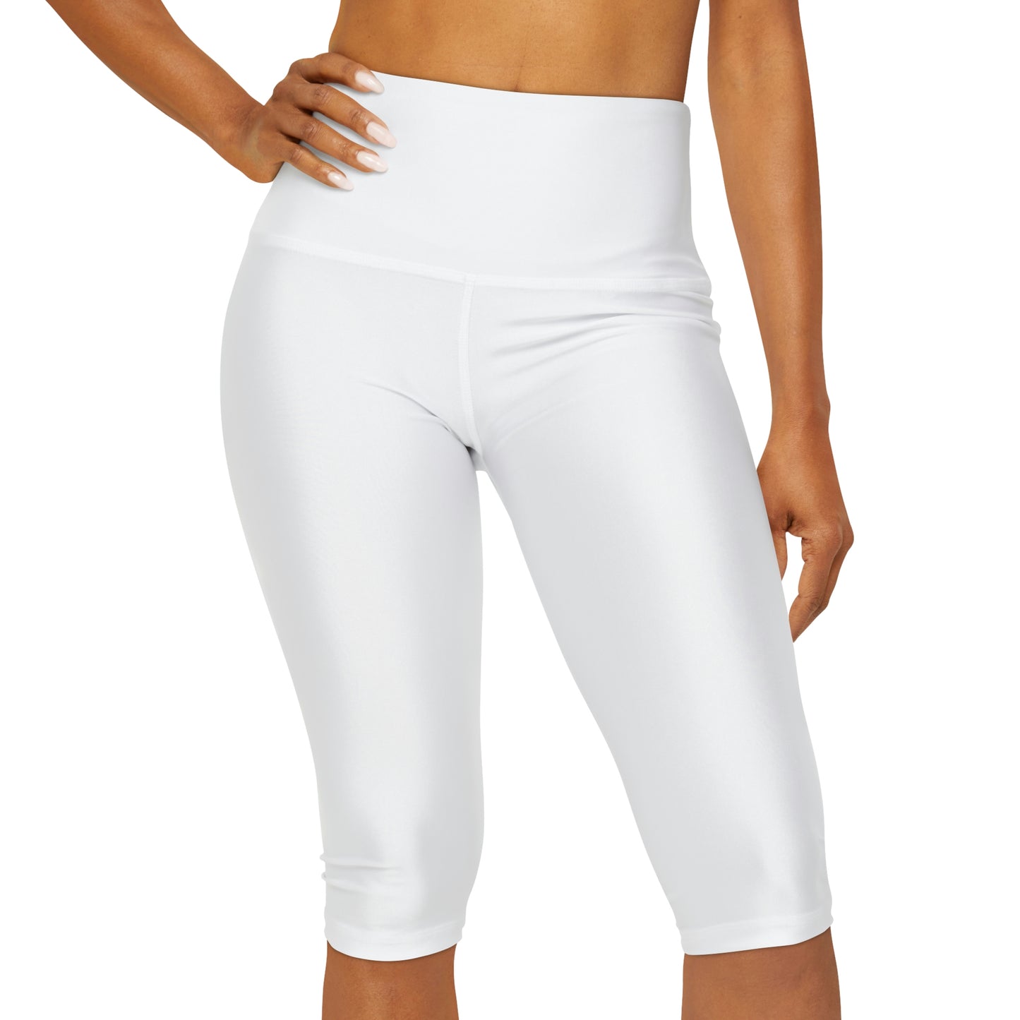 Font Yoga Capri Leggings