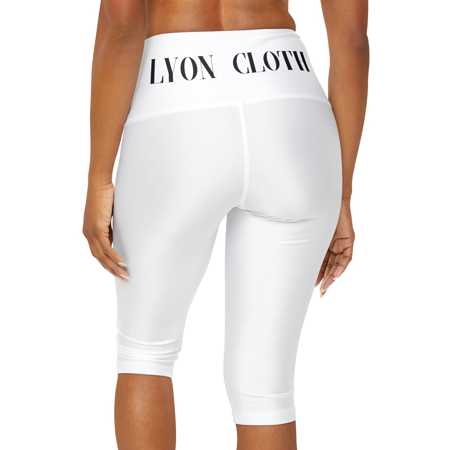 Font Yoga Capri Leggings