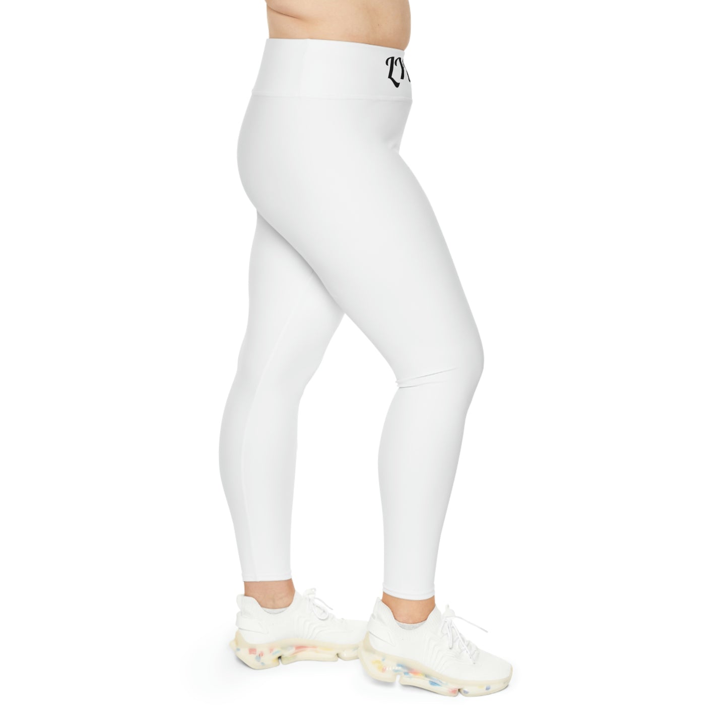 Font Plus Size Leggings